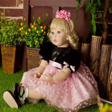 Big Toddler 24" Doll Soft Body Reborn Baby Dolls Handmade Child Girl Realistic