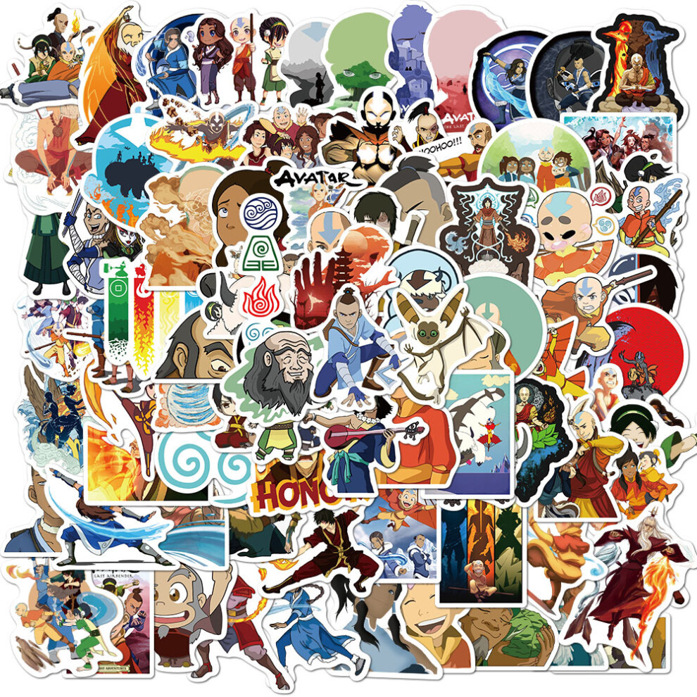(100pcs) 100pcs Avatar The Last Airbender Stickers Diy Luggage Skateboard Laptop Stickers