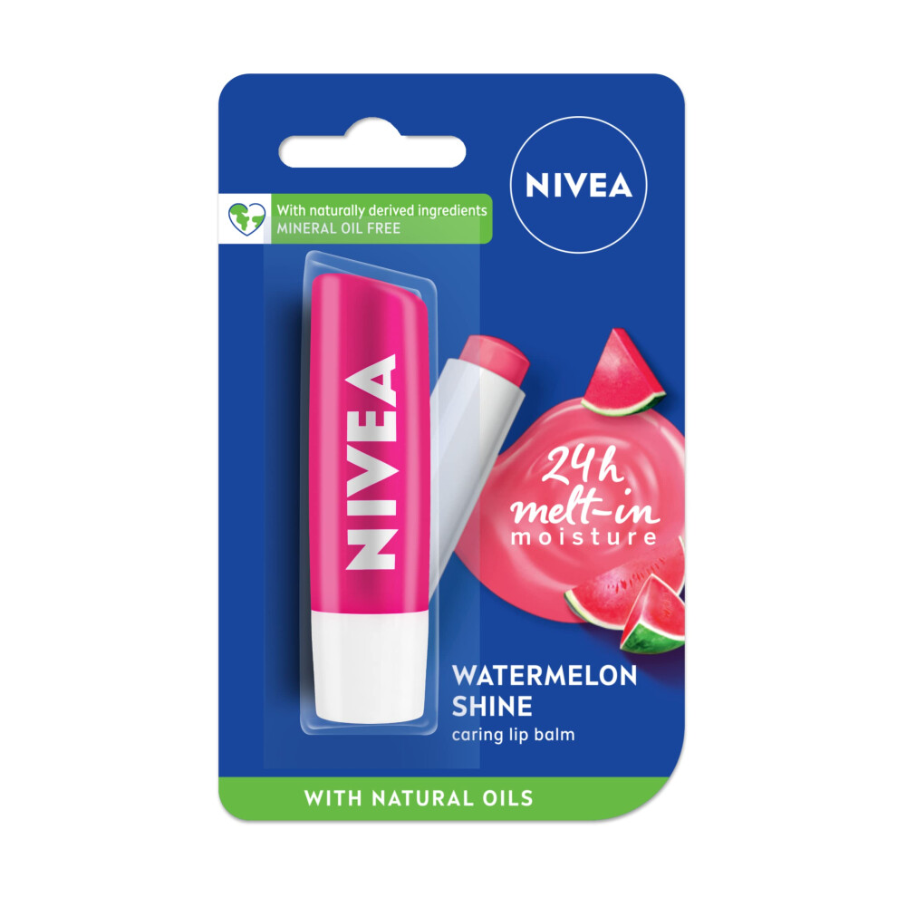 Nivea Fruity Shine Watermelon Lip Balm  4.8gm