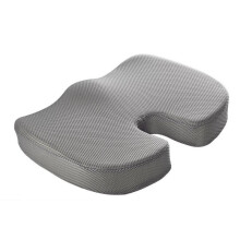 (Gray) Foam Chair Memory Seat Cushion Coccyx Pain Relief Orthopedic Posture Pillow Mat
