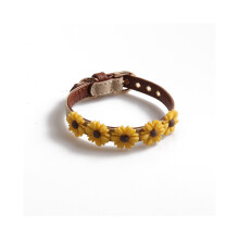 (StyleO) Nieuwe halsband huisdier Daisy Flower Element Veelkleurige selectie kan worden aangepast