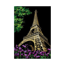 (EiffelTower) Kleurrijk magisch kunstschilderpapier Kinderspeelgoed