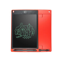 (Rood) 8,5'' digitaal LCD-schrijftekentablet Pad Grafische borden Kladblok voor kinderen
