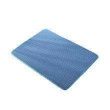 (Blauw, 50 cm/19,69 inch) Kattenbakvulling Kattenbakmat vangmat Dubbellaags ontwerp Urine Water- en