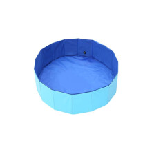 (Blauw, 12030cm/47.24*11.81in) Opvouwbaar Supergroot huisdierzwembad Buitenhondbad Kinderzwembad