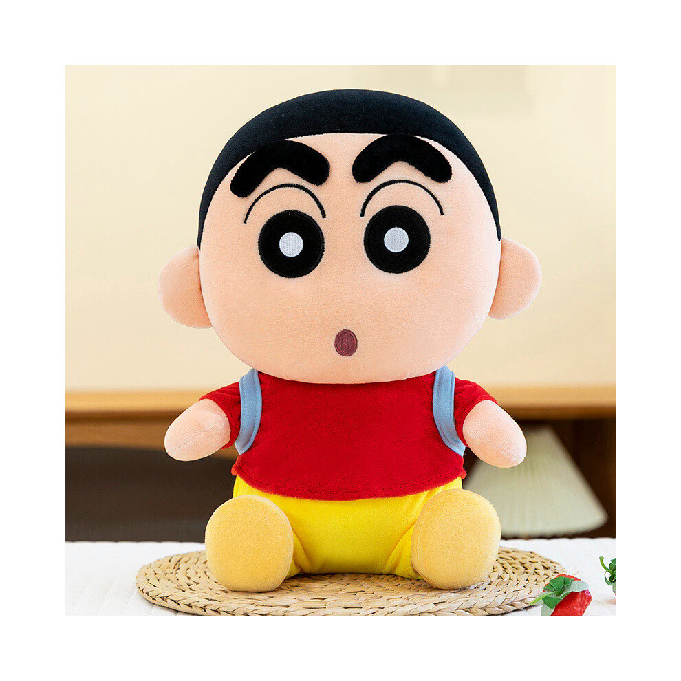 (Backpack, 30cm) Plush Shinchan Crayon Toy Anime Peripheral Soft Fill Doll Room Decoration Child