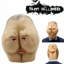 Mask Halloween Party Latex Butt Head Adult Ass Costume Accessory Cosplay Prop