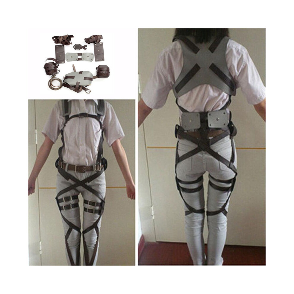 Cosplay On Attack Titan Shingeki No Kyojin Belts Adjustable Harness Recon Straps