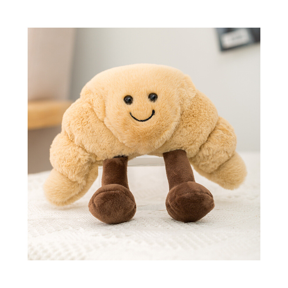 (Croissant) Pastry Cute Plush Toys Croissant Doll Peanut Keychain Birthday Childrens Gift