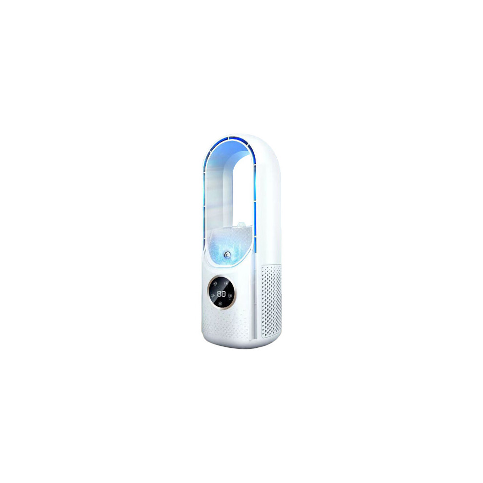 Stoyotu Portable Air Conditioner Fan Rechargeable Air Cooler 6 Speeds Adjustable Timer