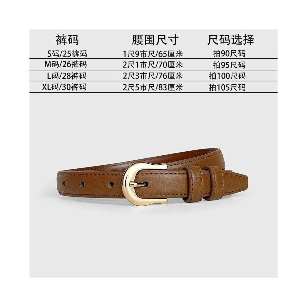 (StyleX) Chic Womens Rusk Thin Waist Leather Belt Elegant Denim Accessory For Students In Classic Black Brown And Colors-image-OPC-PGWXMRK-NEW