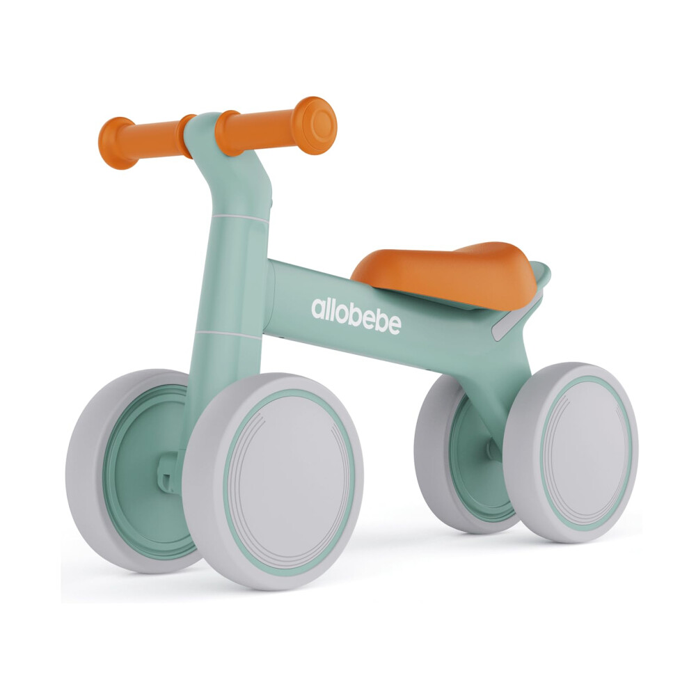 Draisienne bébé allobebe pour enfant de 1 an, vélo pour enfant de 12 à 36 mois, 4 roues silencieuses et siège souple, jouet pour enfant, cadeau d