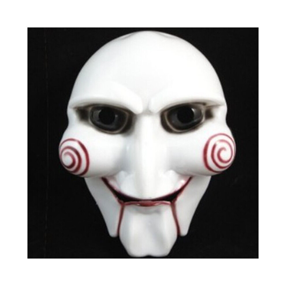 Saw Mask Puppet Creepy Scary Horror Costumes Prop Mask Fun Cosplay Unisex Not,Specified