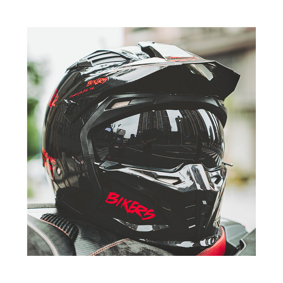 (L-6))2023 Casco Combinato Multiuso Casco Vintage Casco Da Motocicletta Cascos Personalità Motociclistica