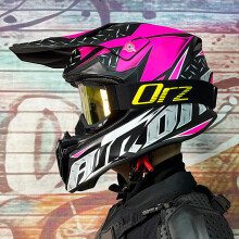 (L-18))LVS Professional Racing Motocross Kypärä Off Road Kypärä Moottoripyörä Off-Road Sarjakuva Childrenr
