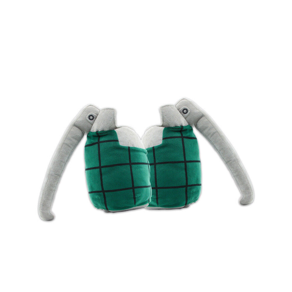 (20*28CM, A pair of gloves) Boku No My Hero Academia Katsuki Bakugo Gloves Cosplay Prop Toy 2pc Plush Pillow