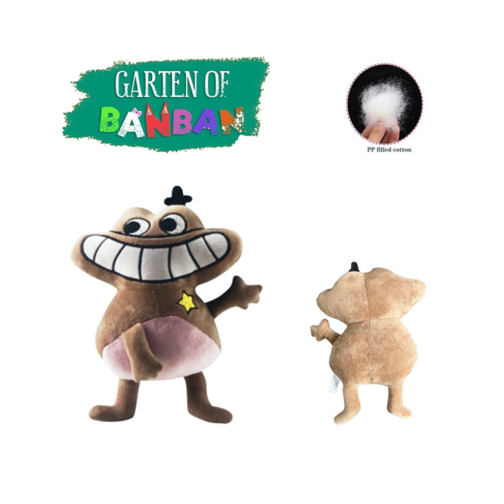 Garten of Banban Sheriff Toadster Plush Toy - Soft Stuffed Animal Doll, Ideal Birthday Gift for Kids