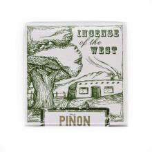 Incienso de Santa Fe - Pion Natural Wood Incense Bricks 40 Count - Made in The USA