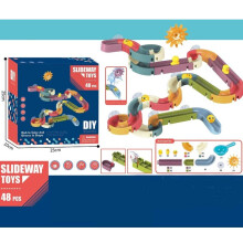 (48pcs) And Bathing Bathroom Fun Childrens Ducklings Assembling Track Play Toys Water