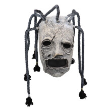 Full Corey Taylor Head Latex Mask Dreadlocks Slipknot Fancy Dress Halloween 2019