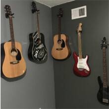 Guitar Wall Mounted Wall Hook Holder Ukulele Black Fixing Convenient Screw