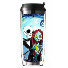 (StyleA) Before Nightmare The Christmas Jack Pumpkin Cartoon Double Layered Water Bottle