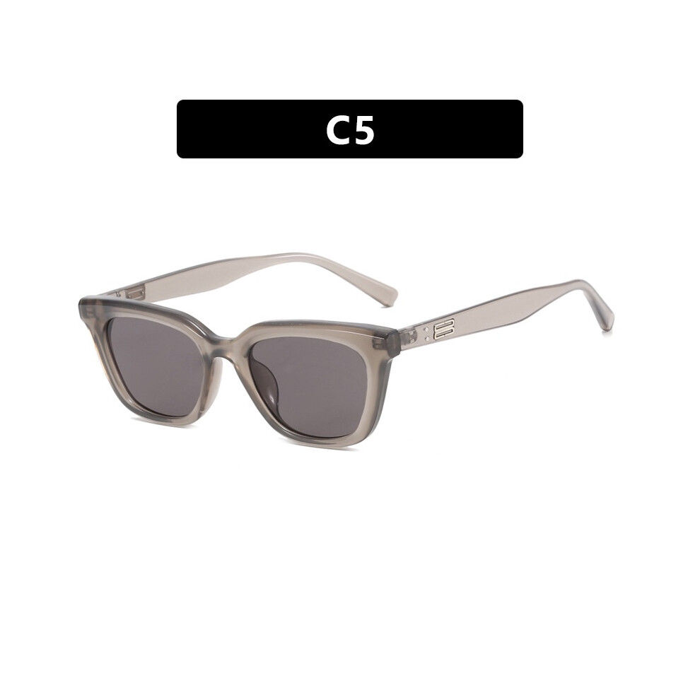 (StyleE) Frame Arrival Square Cat Eye Sunglasses With Black Antiuv Lens-image-OPC-PGWYPPQ-NEW