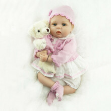 22" Real Life Baby Dolls Soft Silicone Vinyl Reborn Lifelike Realistic