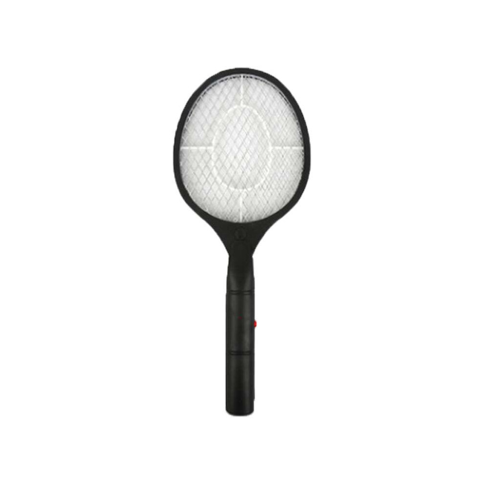 (Black) Fly Handheld Electric Swatter Zapper Use Insect Racket Mosquito Killers Bug Black