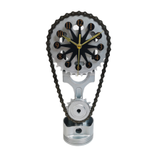 Personalized Chain Gear Clock Durable Crafts Decorative Model