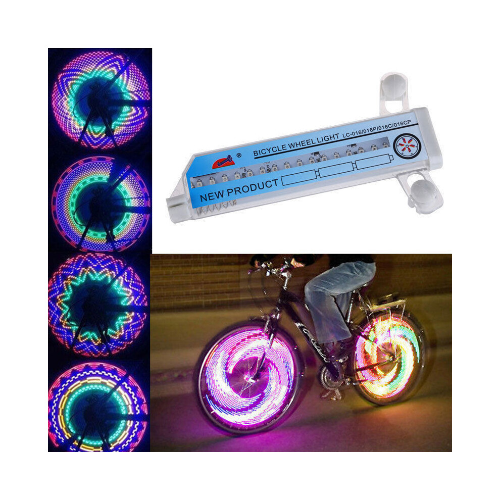 Bike Motorcycle Bicycle Tyre Tire Wheel S 36 Led Flash Spoke New Lamp Light