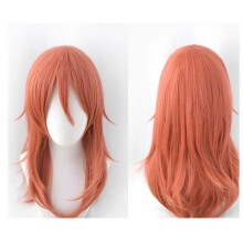 (Orange) Chainsaw Man Angel Devil Cosplay Curly Wig Halloween Clothing Accessories Party