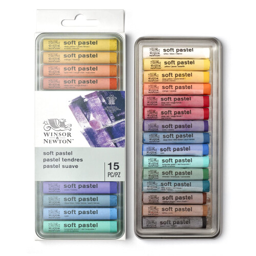 Winsor & Newton Pastéis Soft Profissionais, Conjunto de 15
