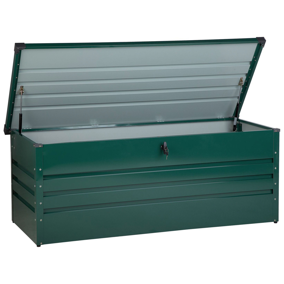 Storage Box CEBROSA Metal 165 cm 70 cm Dark Green