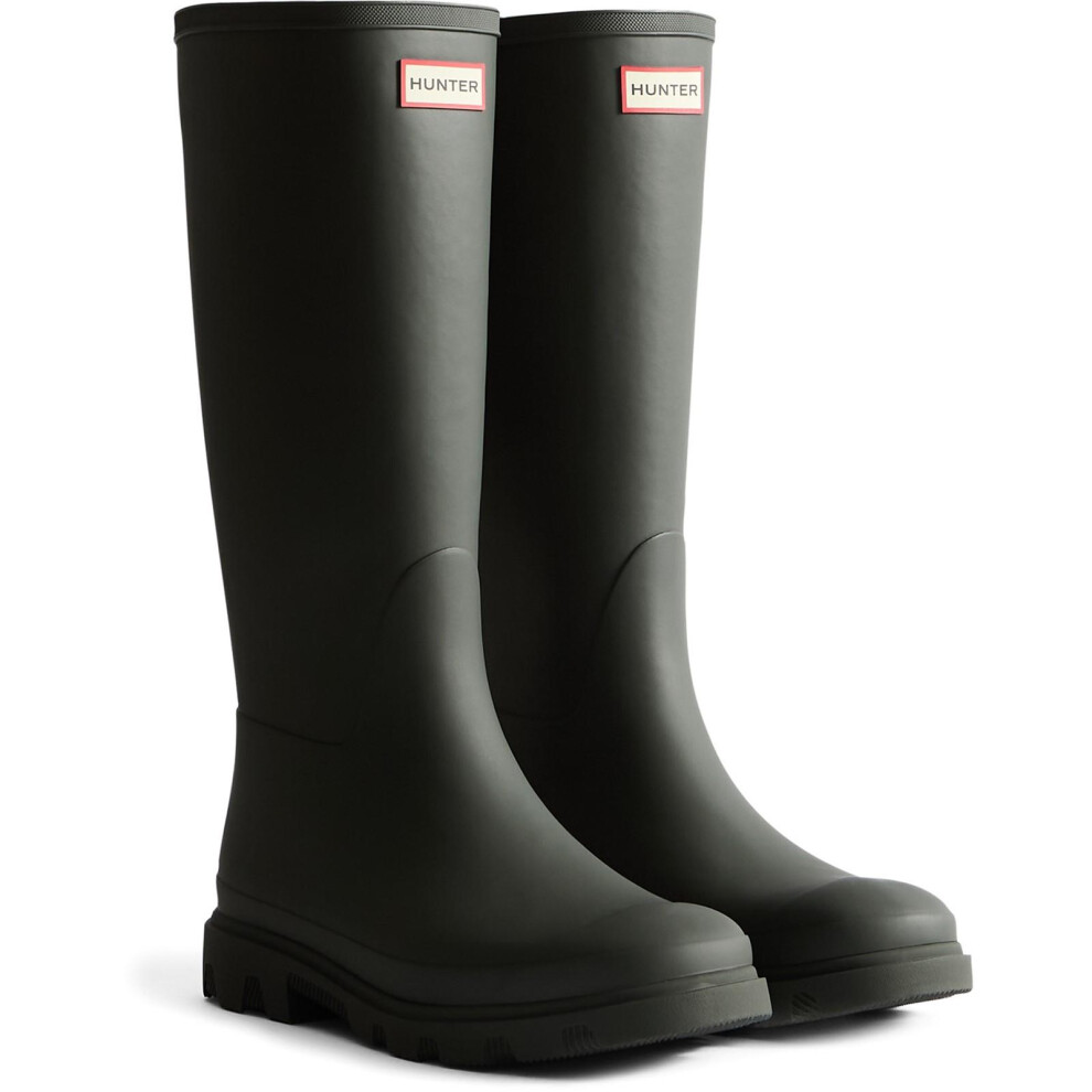Hunter Unisex Adult Downpour Tall Wellington Boots Green,Multicoloured