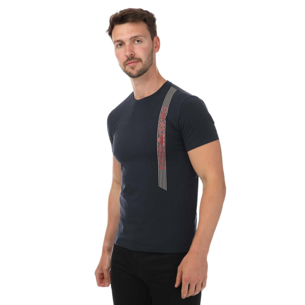 (XL, Navy) Emporio Armani Mens Loungewear T-Shirt