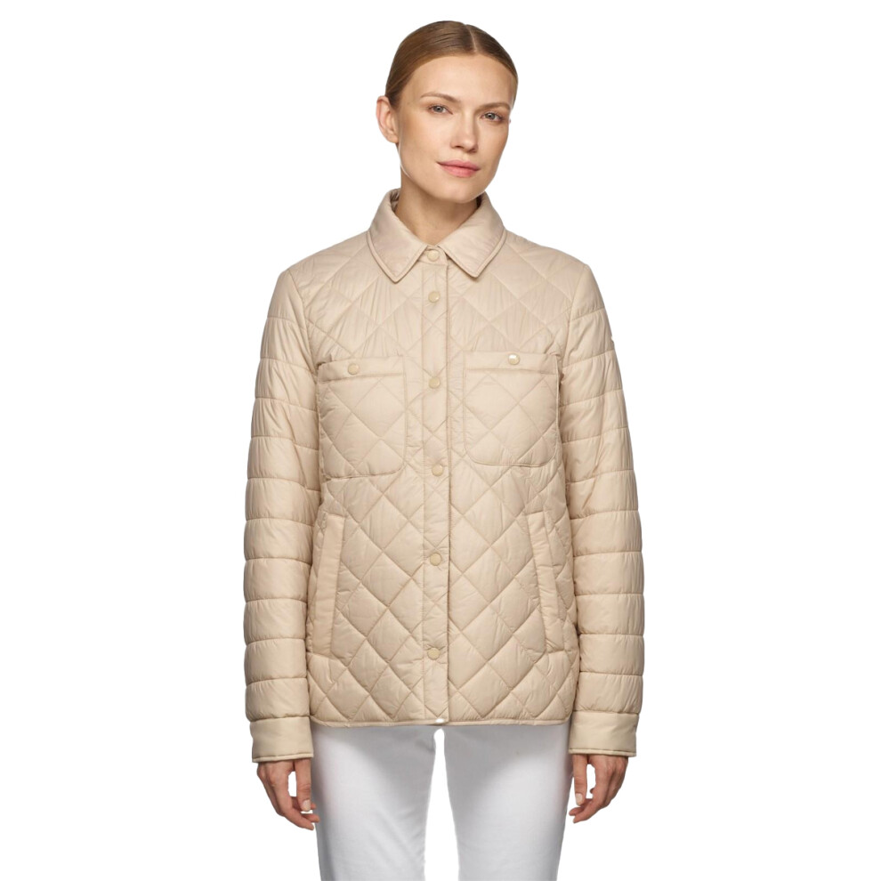 (10 UK, Oxford Tan) Geox Womens/Ladies Amabel Shirt Jacket