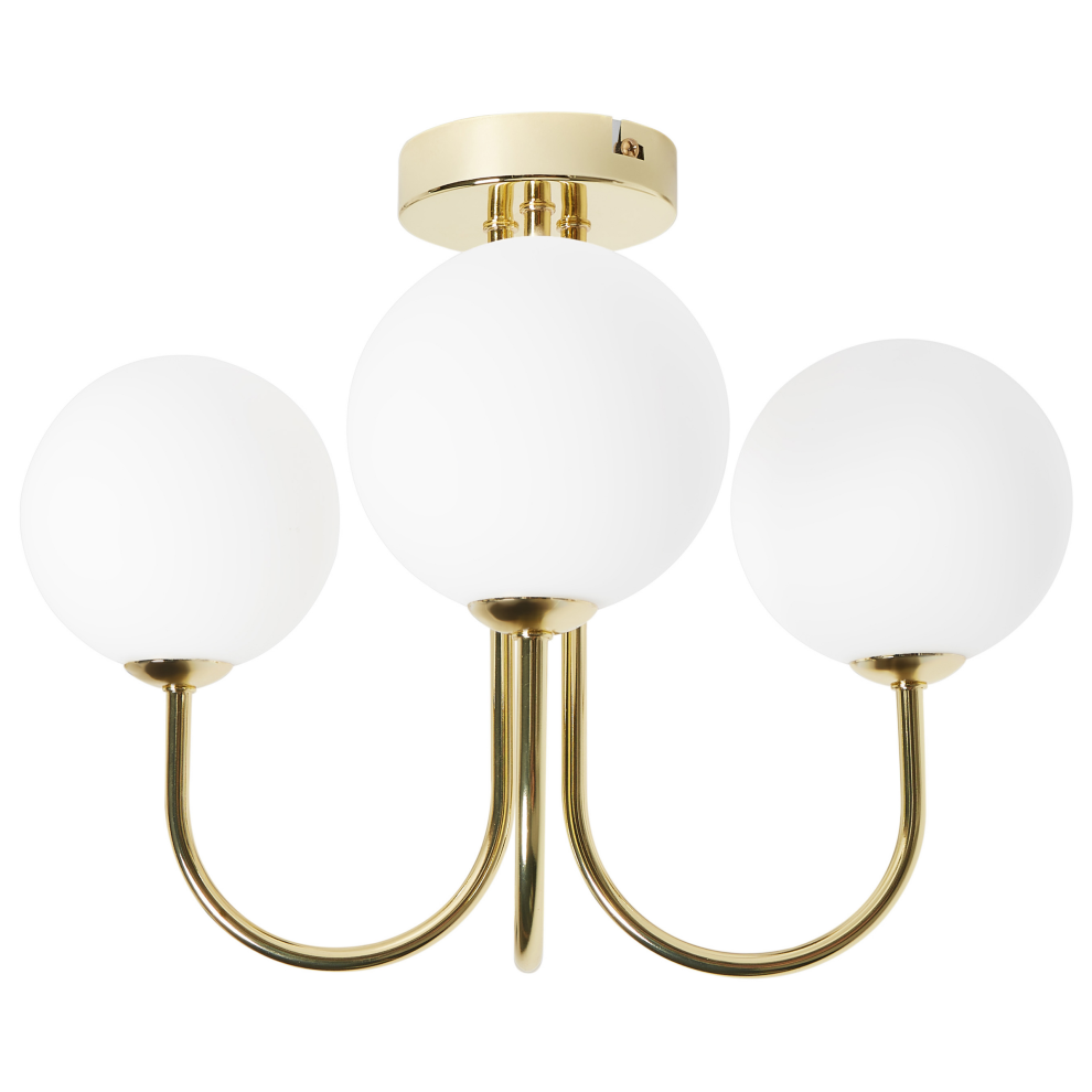 Ceiling Lamp SHIRE Glass White