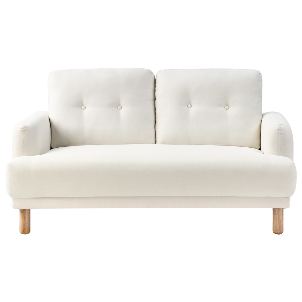 Sofa 2 Seater TUVE Fabric Off-White