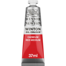 Winsor & Newton Winton Óleo, Tubo de 37ml (1.25-oz), Vermelho Cadmium Médio