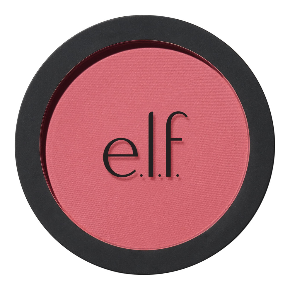 E.l.f. Primer-Infused Matte Blush Long-Lasting Lightweight & Buildable Powder Blush Delivers A Matte Finish Vegan & Cruelty-Free Always Tempting