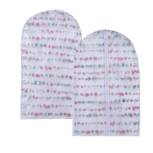 (As show, One size) Waterproof Clothes Dust Cover Garment Suit Storage Bag Protector Home Wardrobe Organizer Size S (Dots Pattern)