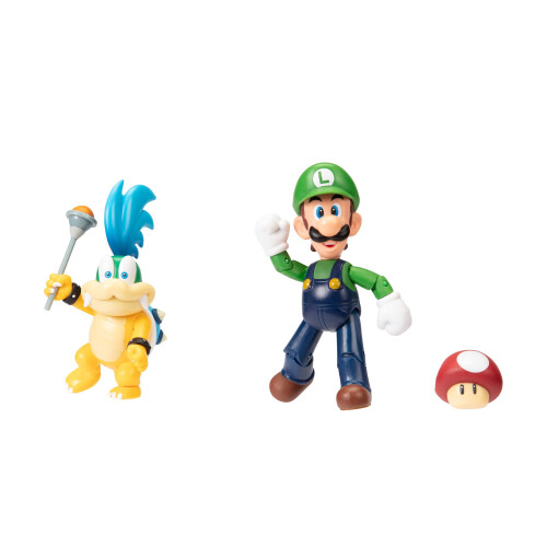 Super Mario Super Mario Nintendo 4"" Actionfigur 2er-Pack     Luigi vs. Larry Koopa 1