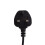 Living And Home Black Modern Industrial Style 3-head Floor Lamp with Irregular Shade 5