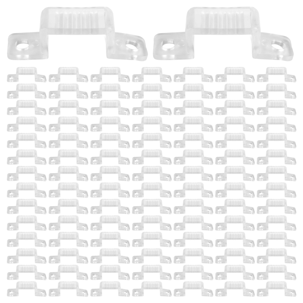 Led Light Strip Mounting Clip 5730 / 2835 5050 Holder Translucent Snap (Width 14Mm, 100 Pieces Package) 4851820442152
