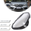 Right Side for - E Class W212 Facelift 2014-2015 E300 E350 Headlight Lens Cover Shade Shell 6