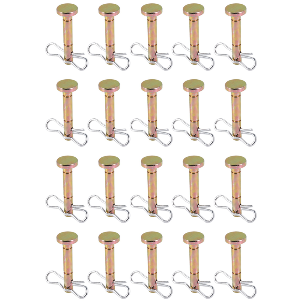 40 Pieces Shear Pins And Cotter 738-04124 714-04040 Replacement Pin Bow Tie Lock 4851820444040