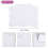 Set da 32 pezzi con etichette per cestini, clip e penne, include porta etichette con clip da cucina e 2 gessetti (bianco) 5