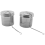 2 Pack Large Tea Ball Infuser for Loose Leaf & Spice Cooking, Threaded Lid, Extra Fine Mesh Strainer 3