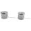 2 Pack Large Tea Ball Infuser for Loose Leaf & Spice Cooking, Threaded Lid, Extra Fine Mesh Strainer 2